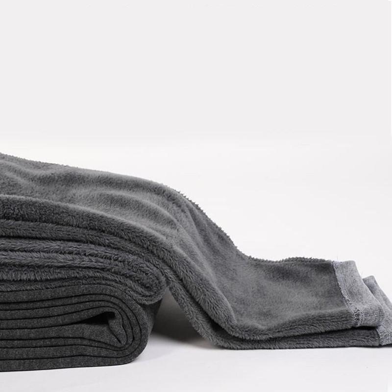 Mùa Đông Nam Ấm Quần Lót Quần Legging Cotton Chặt Nam Dài Johns Plus Kích Thước Dày Lông Cừu Ấm Áp Quần Lót Người Quần Lót Sinh Nhiệt 5XL