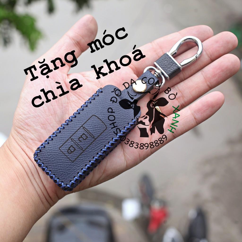 Bao da dành cho Chìa Khoá Mitsubishi Xpander, Outlander, Triton, Attrage, Mirage, Pajero Sport handmade Da Thật 003