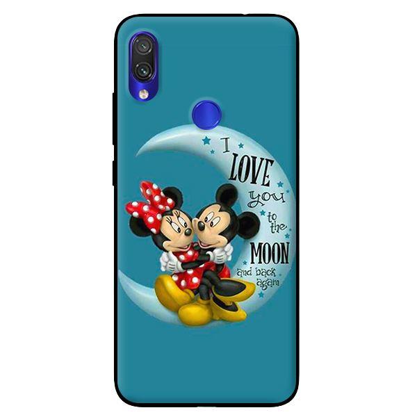 Ốp lưng in cho Xiaomi Redmi Note 7 mẫu I Love Moon - Hàng chính hãng