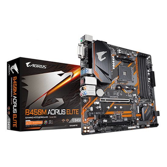 Bo Mạch Chủ Mainboard Gigabyte B450M Aorus Elite - Hàng Chính Hãng