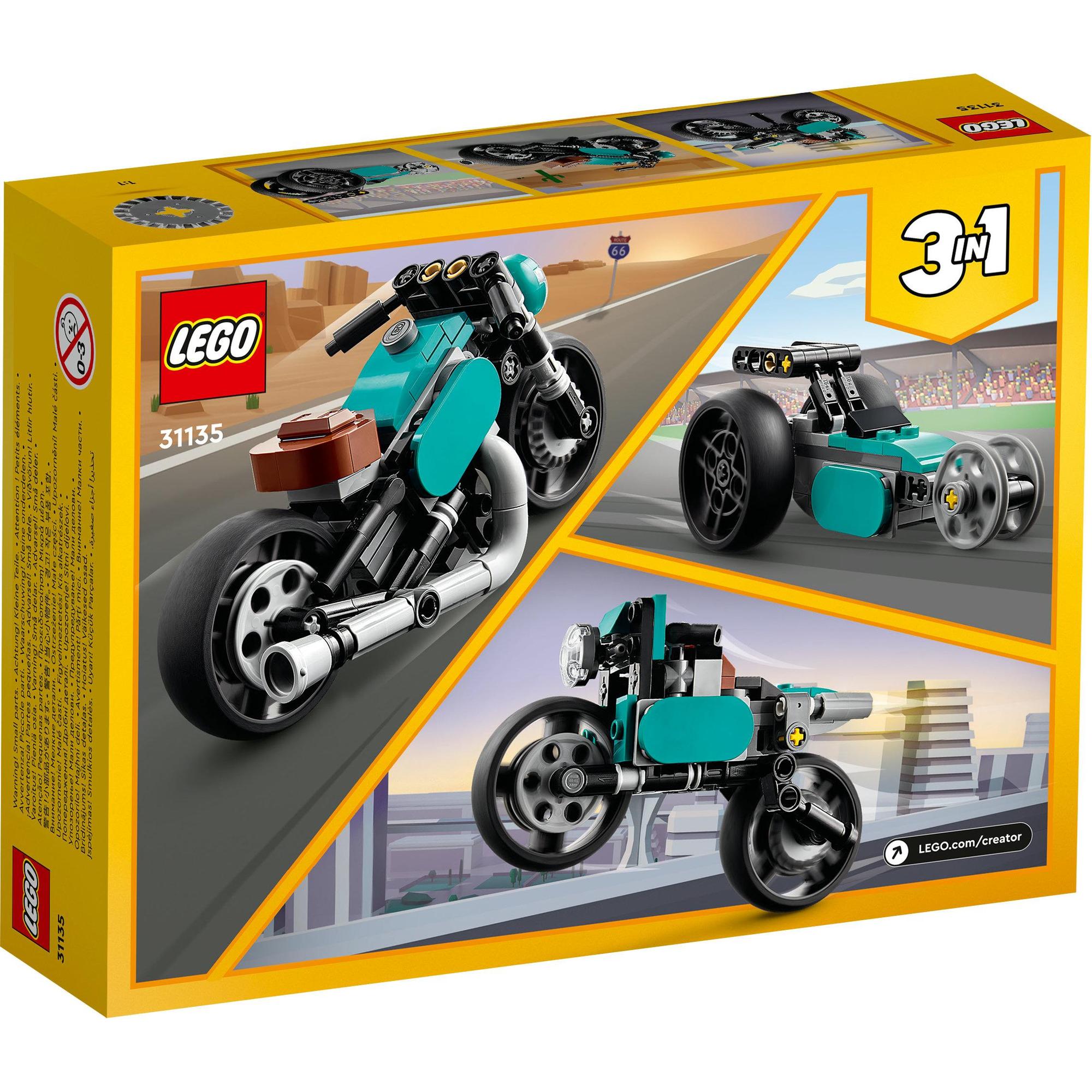 LEGO Creator 31135 Xe Mô Tô Cổ Điển (128 chi tiết)