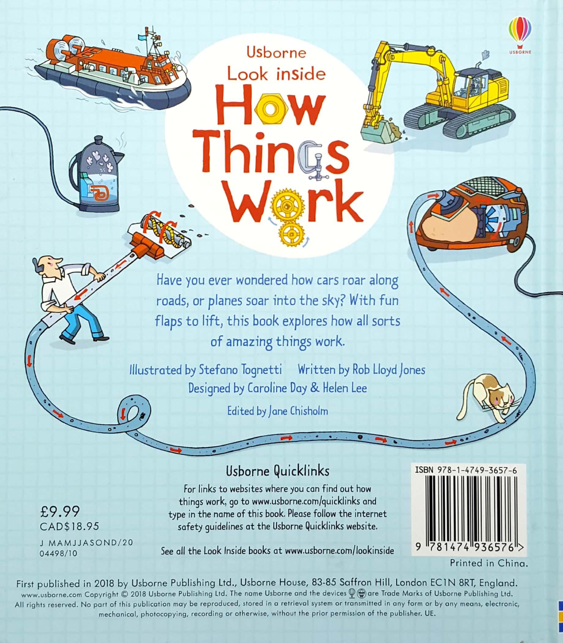 Usborne Look Inside How things Work