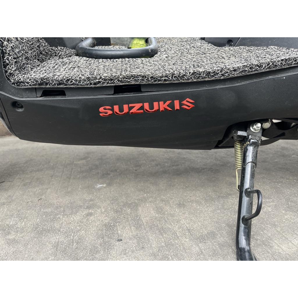 Decal 3d Chữ Suzuki Trang Trí Xe Hơi Xe Máy