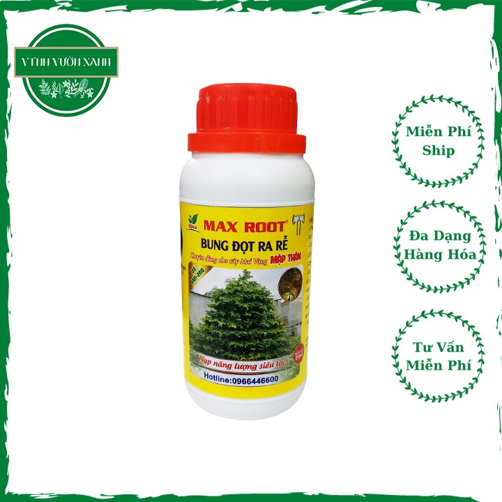 Phân bón bung đọt ra rễ mai maxroot chai 250ml