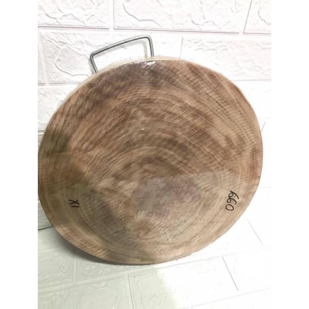 Thớt gỗ nghiến tây bắc không tâm 27-29cm nguyên khối độ bền cao