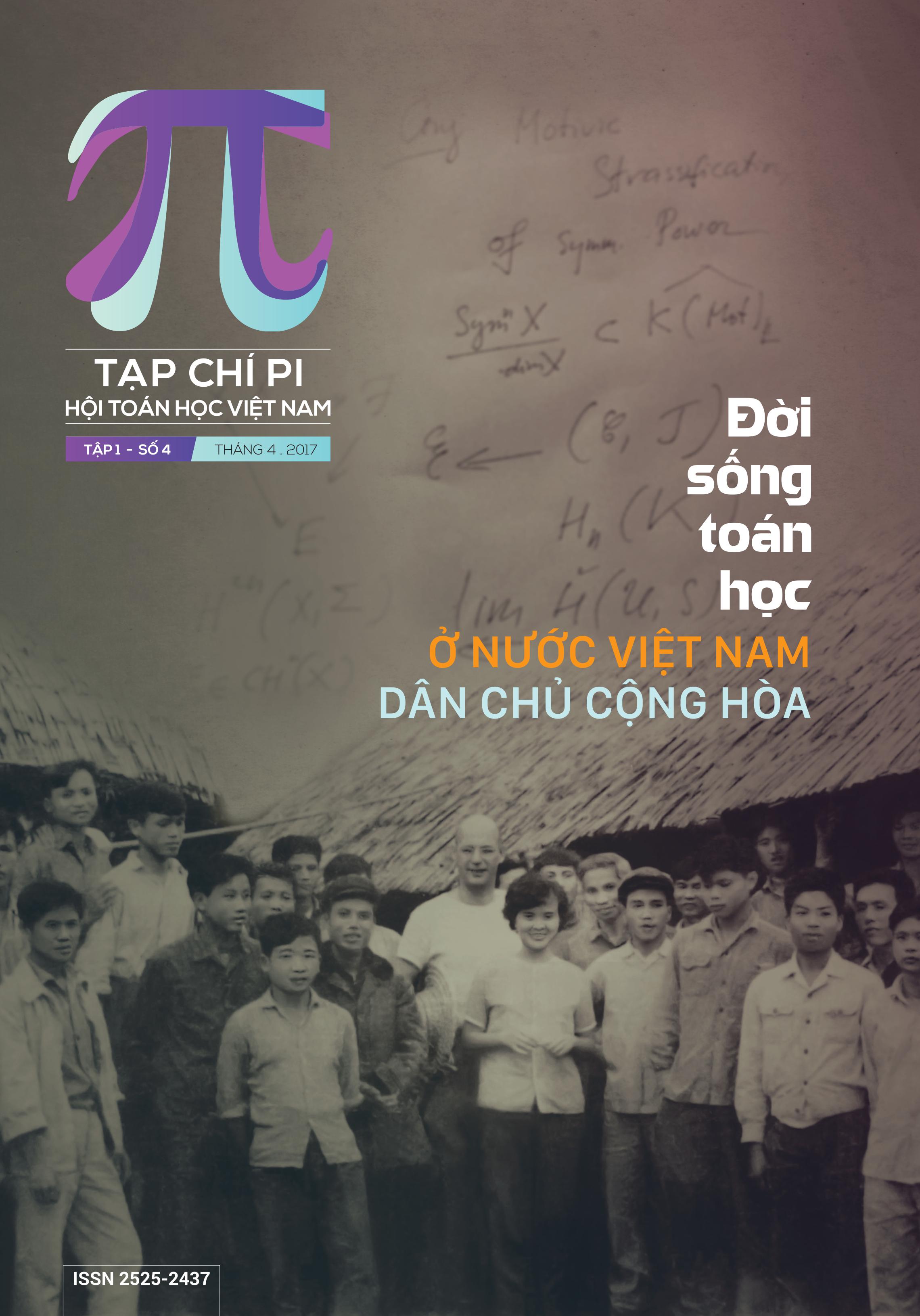 Tạp chí Pi - Hội Toán học Việt Nam/ Trọn bộ 12 số năm 2017