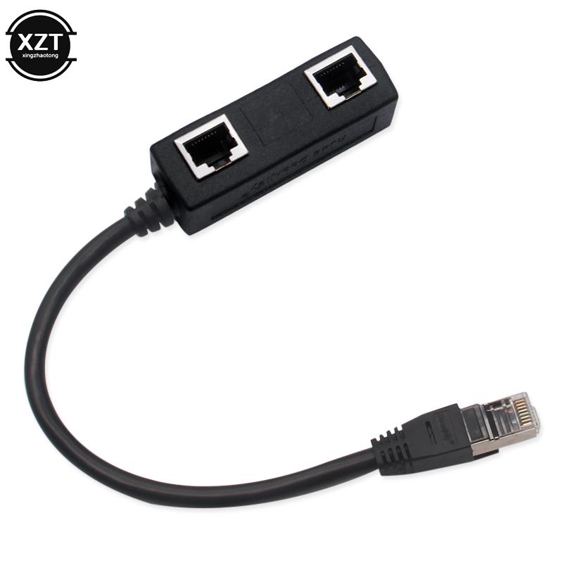 RJ45 Splitter LAN Ethernet Network RJ45 Connector Splitter Adapter Cable for Networking Extension 1 Male to 2/3 Female adapter