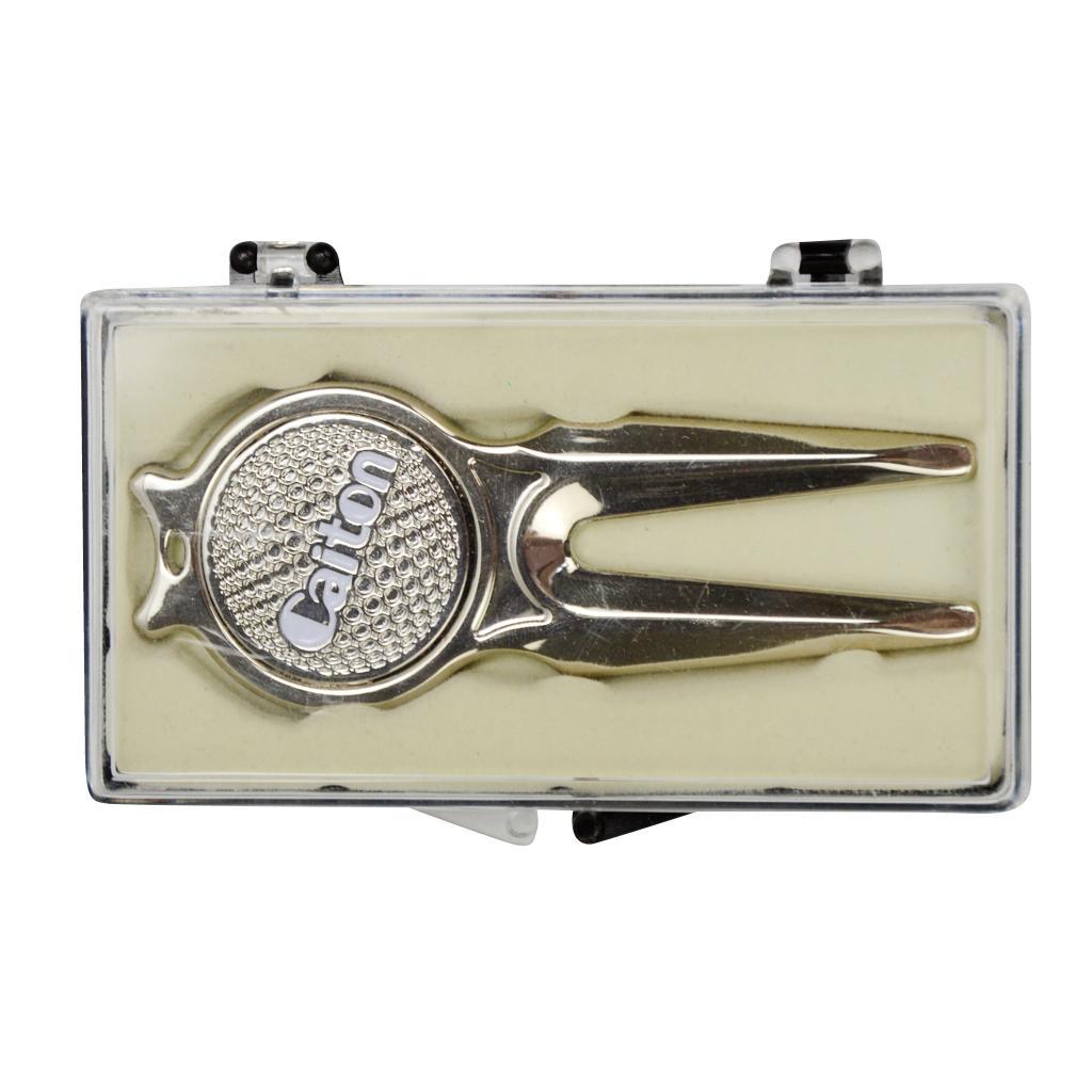 2xGolf Divot Tool Repair Tool with Magnetic Ball Marker Golf Accessory Gift