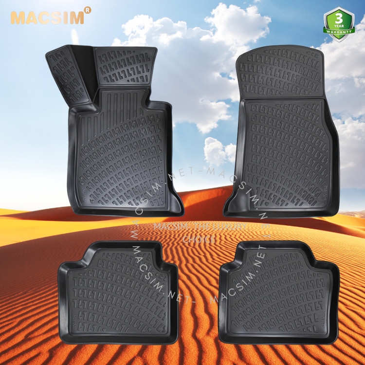 Thảm lót sàn ô tô nhựa TPU Silicon BMW 320i/325i E90/ E91/ E92/E93 2006-2013 Nhãn hiệu Macsim