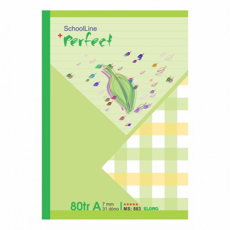 Vở kẻ ngang Perfect KLONG B5 80 trang 70/92; MS: 883