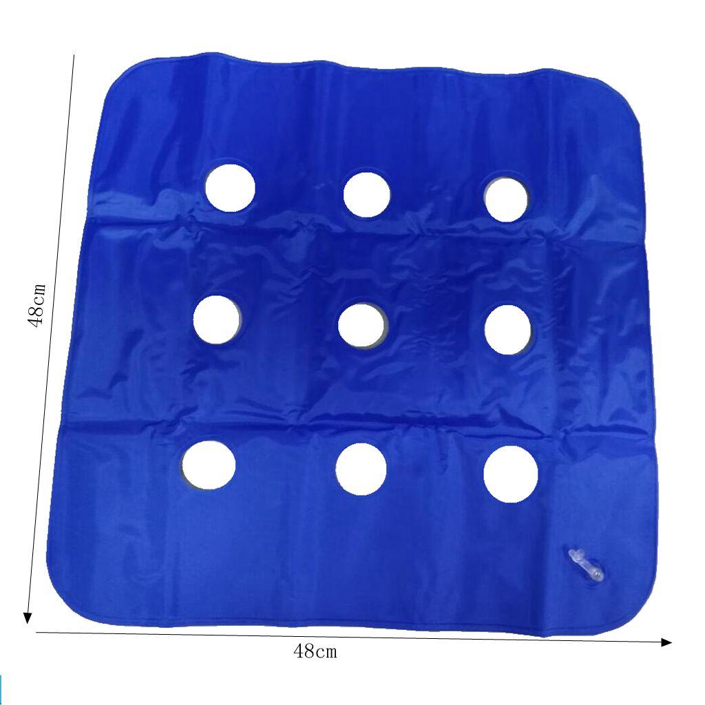 2 Pieces Inflatable Wheel Chair Car Seat Cushion Breathable Bed Sores Pillow