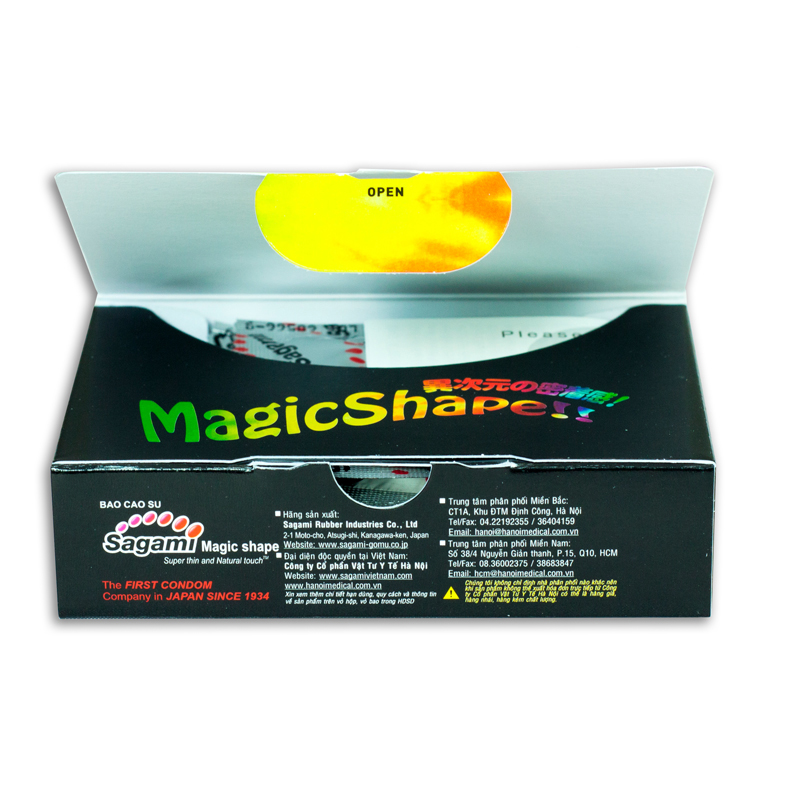 Combo Bao cao su SAGAMI 20 ( 1 hộp Sagami Spearmint 10 chiếc + 1 hộp Sagami Magic Shape 10 chiếc)