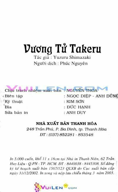 vương tử takeru chapter 6 4