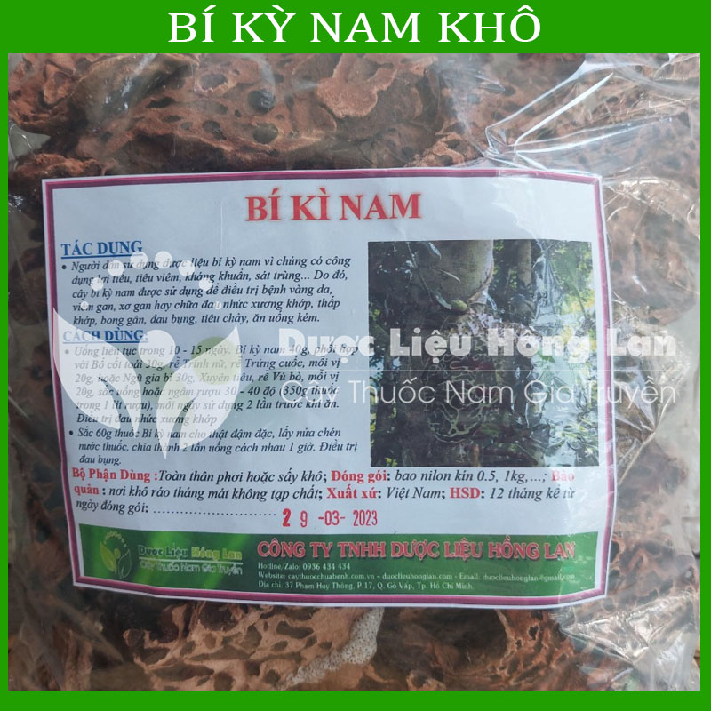 [Thượng hạng] 500G Bí Kỳ Nam khô sạch loại 1