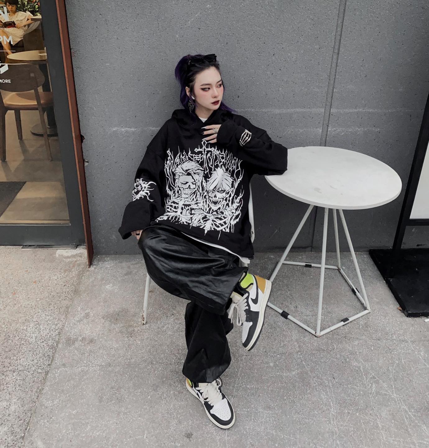 Áo khoác hoodie VAH studio form rộng nam nữ , Áo khoác nỉ local brand monster oversize , chất nỉ bông thời trang unisex - Gin Store