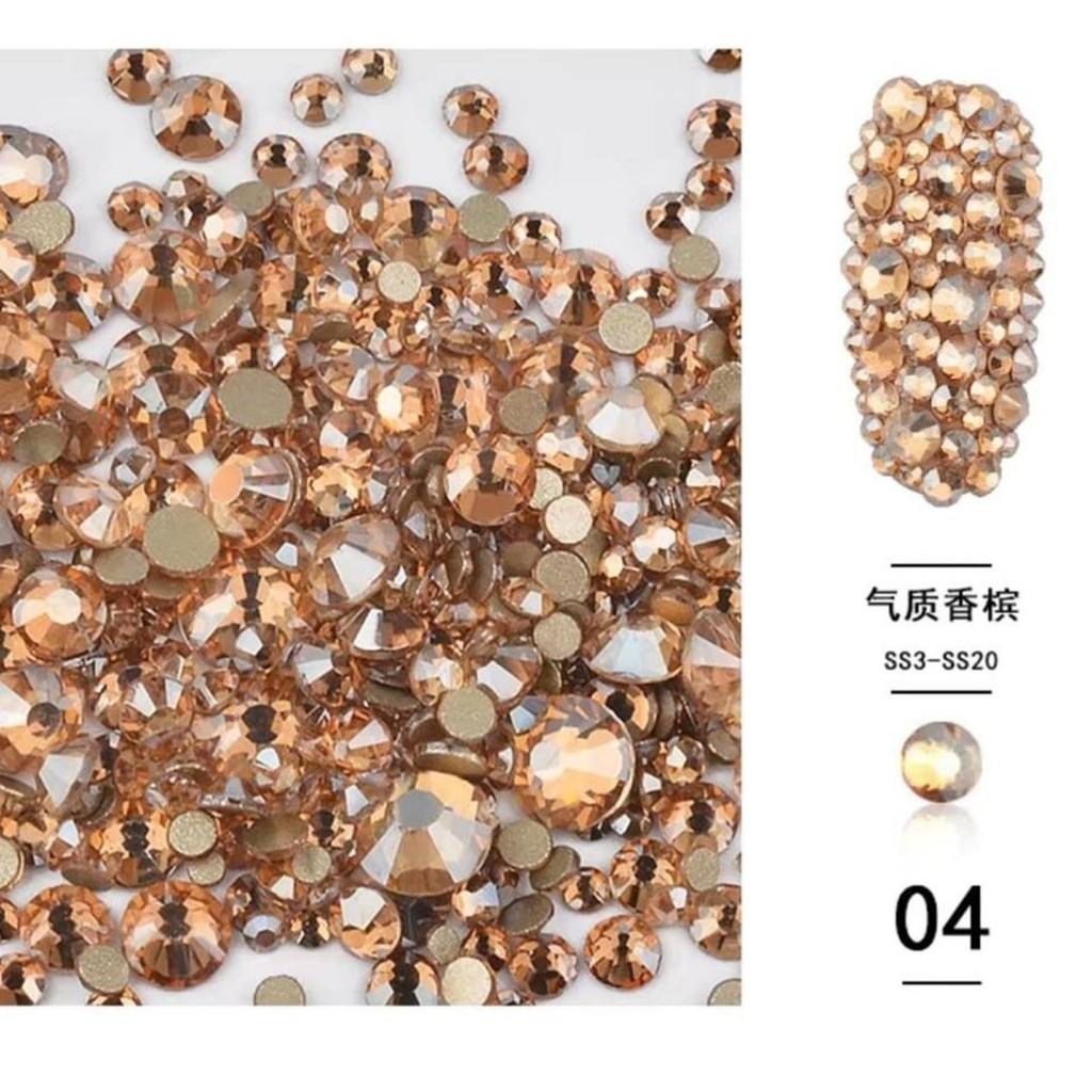 Set đá khối cường lực 10 viên trang trí móng BYH047