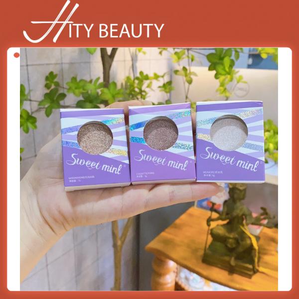 Phấn mắt  màu đơn sắc ánh nhũ  kim tuyến sáng lấp lánh chống nước- Hity Beauty