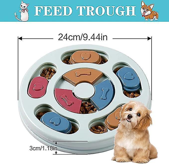 Đồ chơi thức ăn cho chó tương tác cho chó phân phối trò chơi huấn luyện vật nuôi chậm (màu hồng)