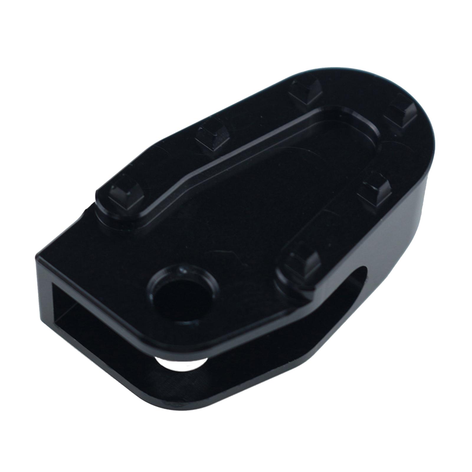 Widening Non-slip Footrests Brake Pedal for Motorcycle Aluminum black