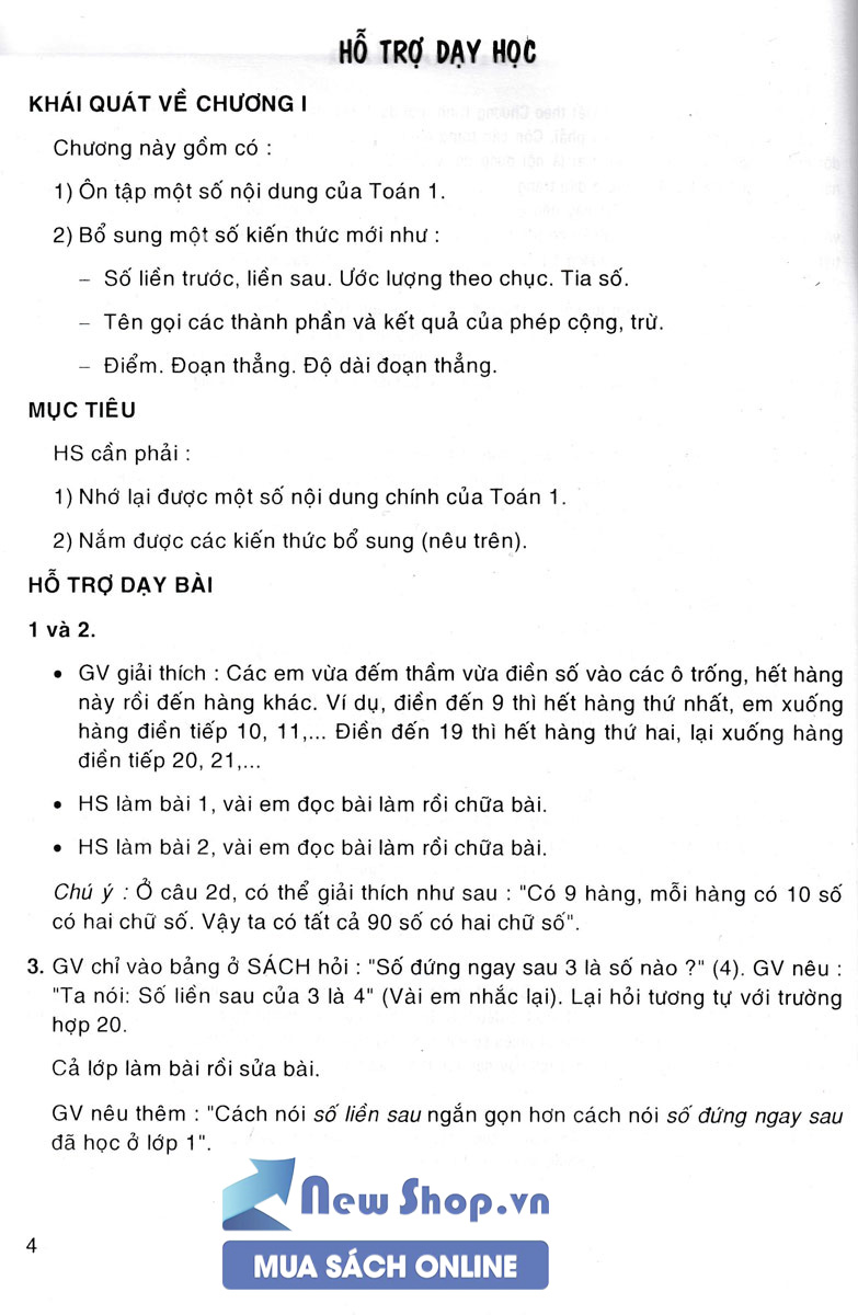 Toán 2 Tập 1 - Sách Giáo Viên Và Học Sinh (Theo Chương Trình Tiểu Học Mới)