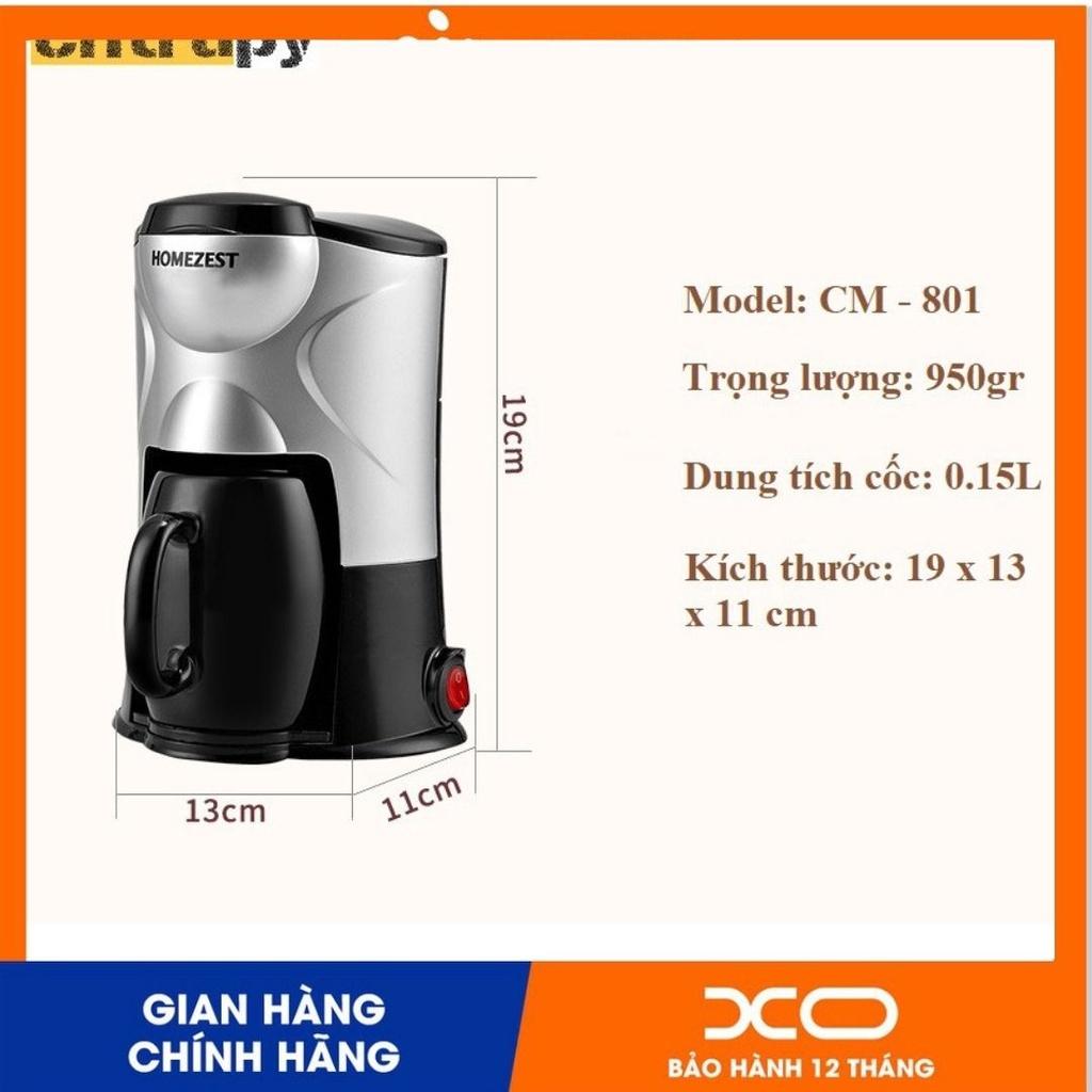 Máy pha cà phê tự động mini, dung tích 650ml