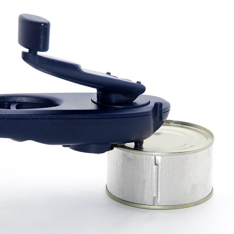 8 In 1 High Quality Metal Cans Opener Professional Ergonomic Manual Wine Beer Bottle Jar Can Opener Side Cut Manual Can Opener
