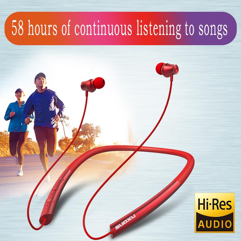 Tai Nghe Chụp Tai Bluetooth Không Dây Cổ-Phong Cách Dành Cho Thể Thao Bluetooth 5.0 Loại Bỏ Tiếng Ồn Âm Thanh Stereo Âm Nhạc Dành Cho Android IOS