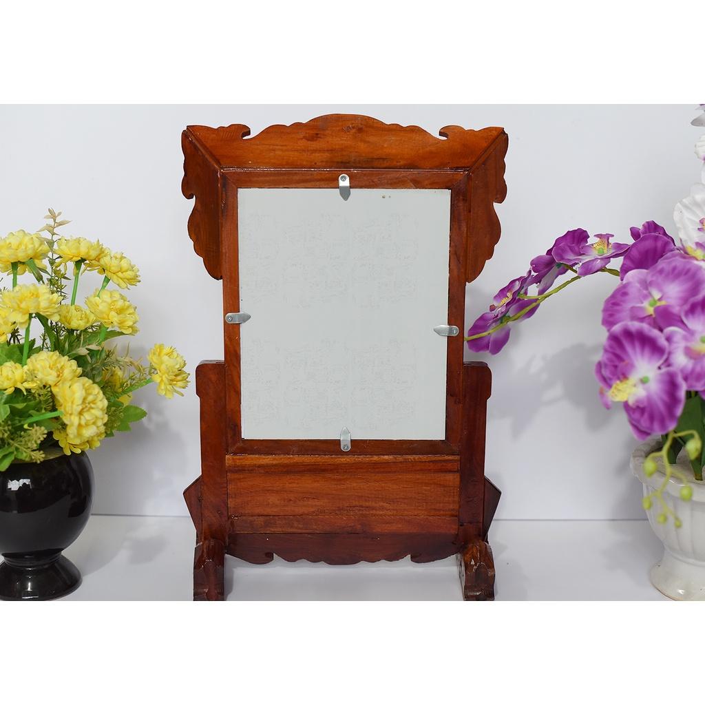 Khung hình thờ gỗ Hương trơn 20 x 25