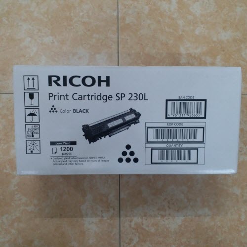 Mực In Máy In Đen Trắng Ricoh 408295 - SP 230L - Hàng Chính Hãng