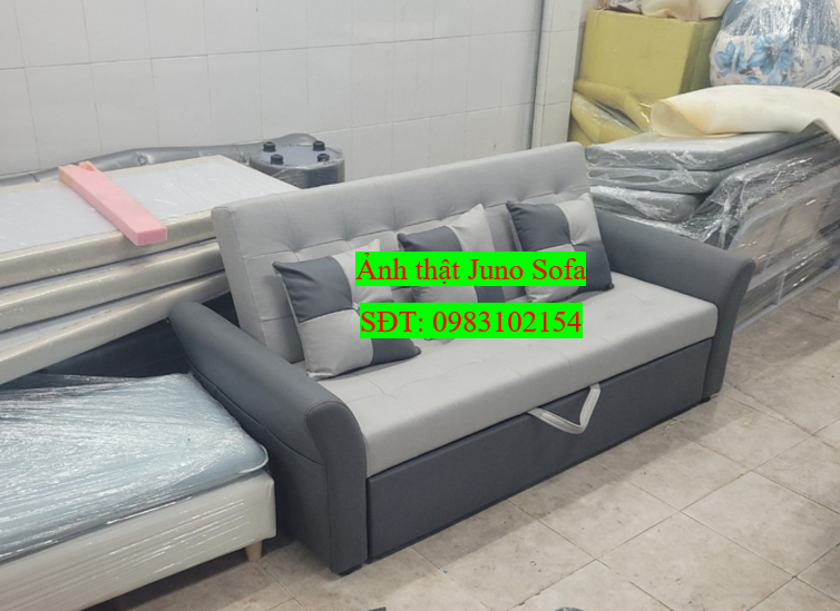 Sofa giường kéo Juno Sofa KiKas Juno Sofa 1m8, ( 3 màu lựa chọn )