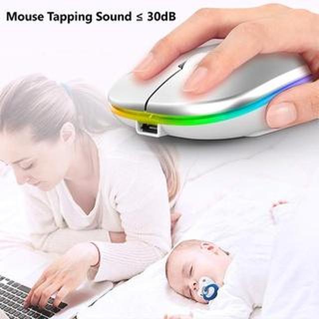 Chuột Bluetooth 2.4G Không Dây Cho Điện Thoại / Máy Tính Bảng