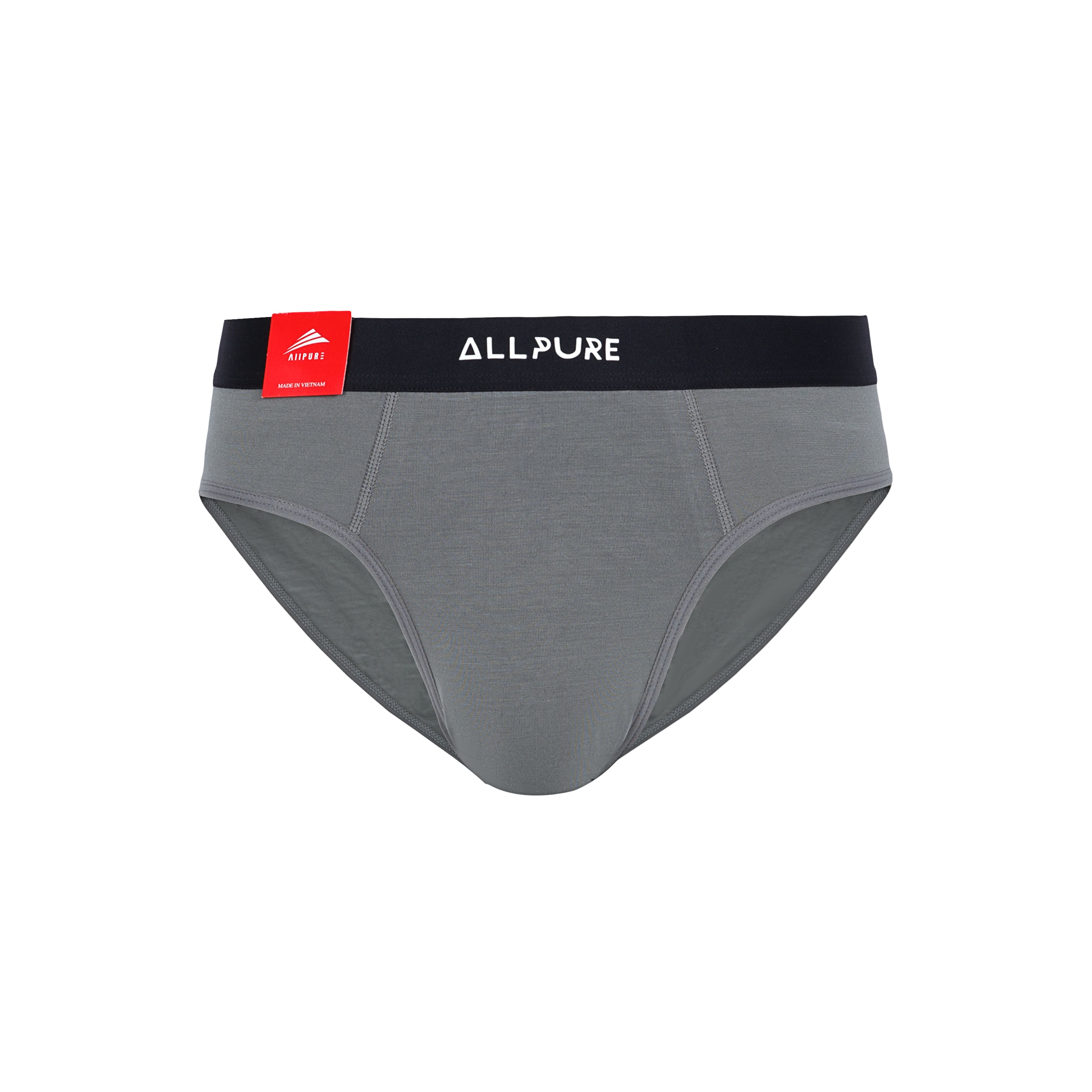 Combo 4 quần lót nam đơn sắc ALLPUR Brief Bamboo Cooling mặc siêu mát