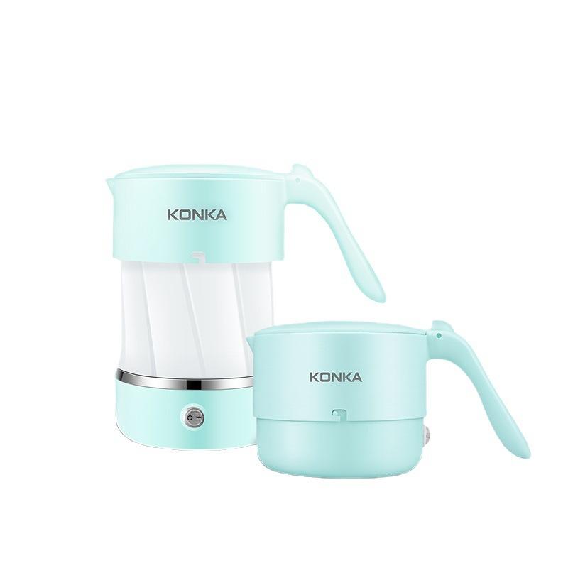 Ấm siêu tốc gấp gọn 0.5L công suất 680W, có thể gấp gọn mang đi du lịch, nguồn 110-220v tùy chỉnh, kèm 1 cục chuyển đổi mọi tiêu chuẩn trên toàn thế giới.