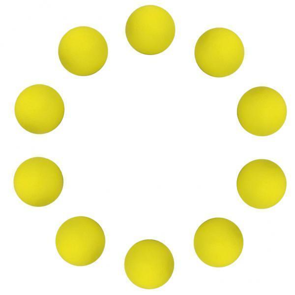2x 10 Pieces / Pack EVA Practice Balls for Tennis / Golf Indoor Swing Exercises Training - Varies Colors
