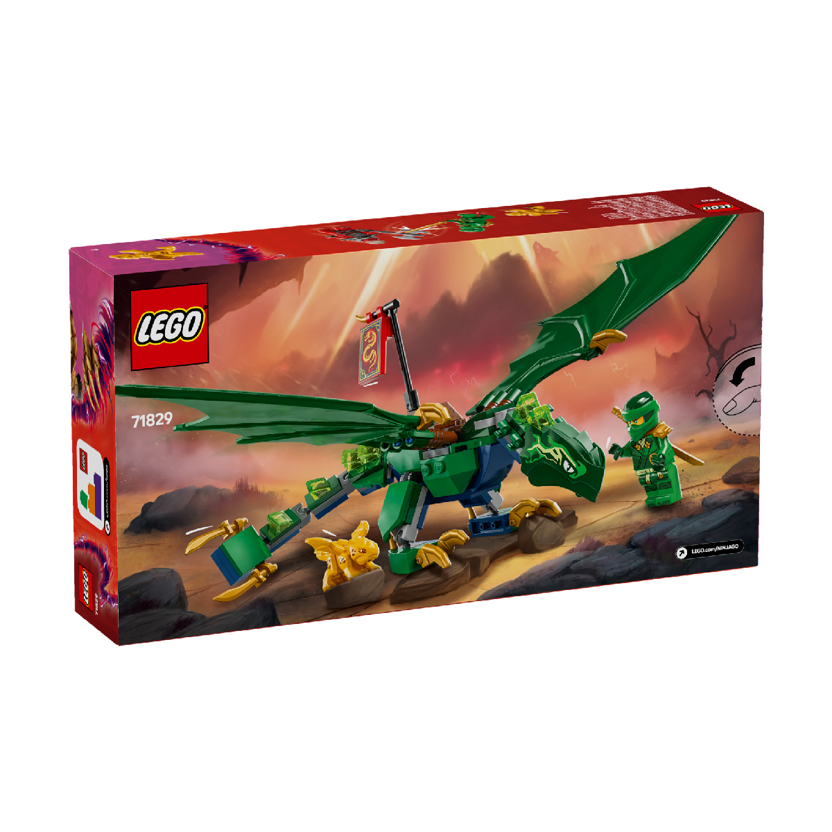 Đồ Chơi Lắp Ráp Rồng Rừng Xanh Của Lloyd LEGO NINJAGO 71829 (128 Chi Tiết)
