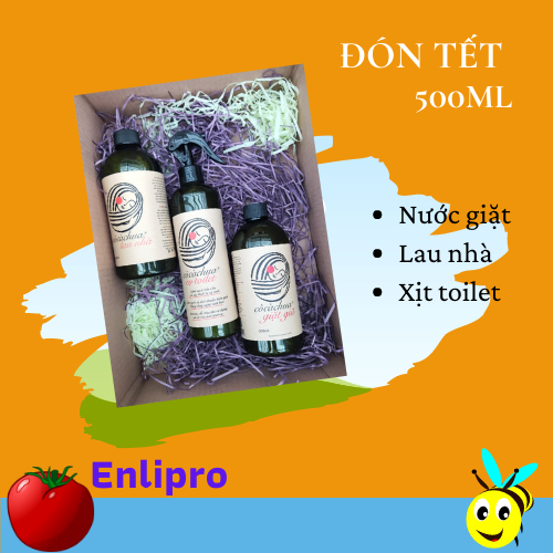 COMBO 4 - ĐÓN TẾT - CÔ CÀ CHUA BỔ TRỢ BẢO VỆ - VỚI SẢN PHẨM SINH HỌC HỮU CƠ - 3SP x 500ML