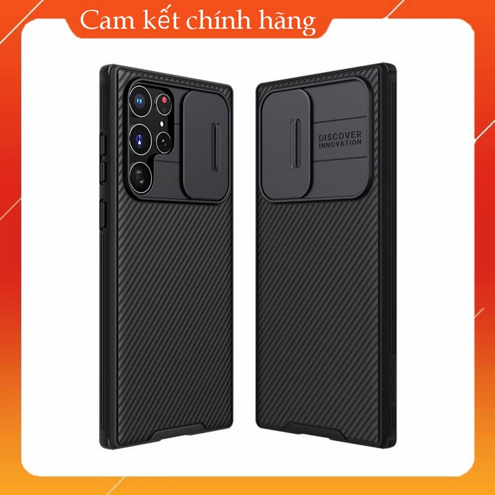 Ốp lưng dành cho Samsung S22 Ultra Camshield Pro chống sốc Nillkin - Hàng chính hãng