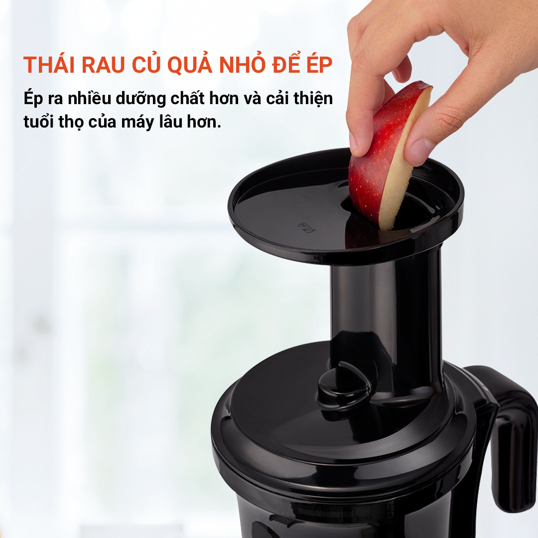 [BẢO HÀNH 12 THÀNG] Máy ép trái cây rau củ quả chậm Fellia S264 gọn nhẹ, lắp rắp 3s, vệ sinh 5s- Chính hãng