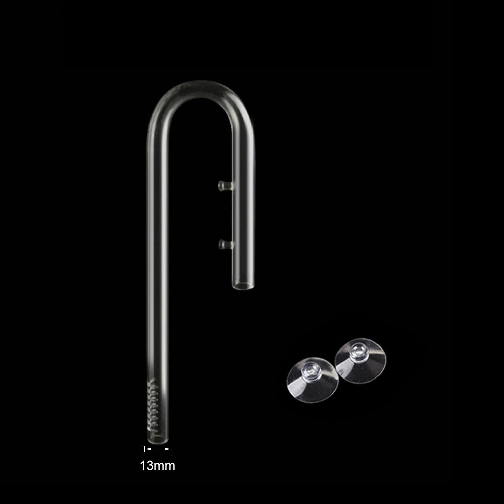 Ống nối cho Bộ lọc bể cá bằng thủy tinh borosilicat độ trong suốt cao Hình chữ U Đường kính bên ngoài 17MM