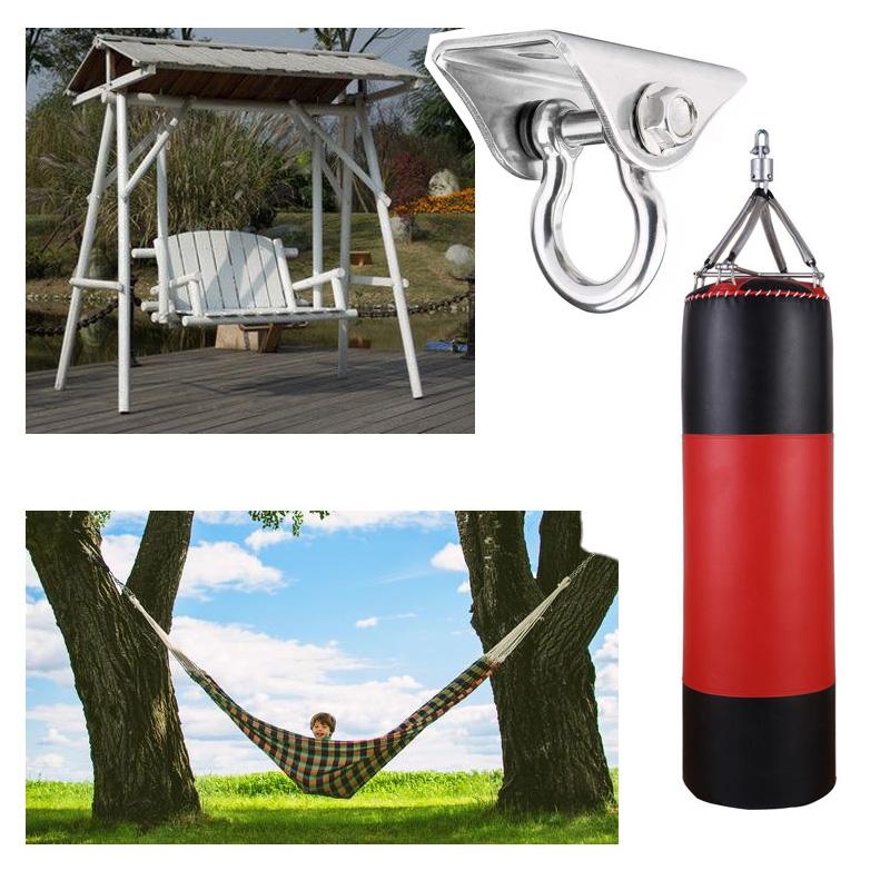 Xoay Móc Thép Không Gỉ 304 Trần Móc Treo Võng, Tập Yoga, Xoay, vỏ Bao Cát