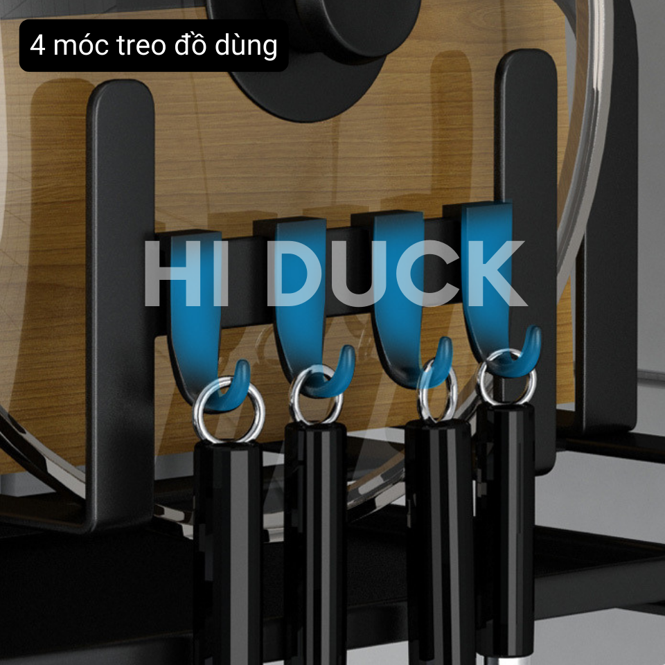 Giá Để Dao Thớt Nhà Bếp Đa Năng Cao Cấp, Kệ Để Dụng Cụ Nhà Bếp Tiện Lợi Bằng Thép Carbon Sơn Tĩnh Điện Chống Gỉ Sét