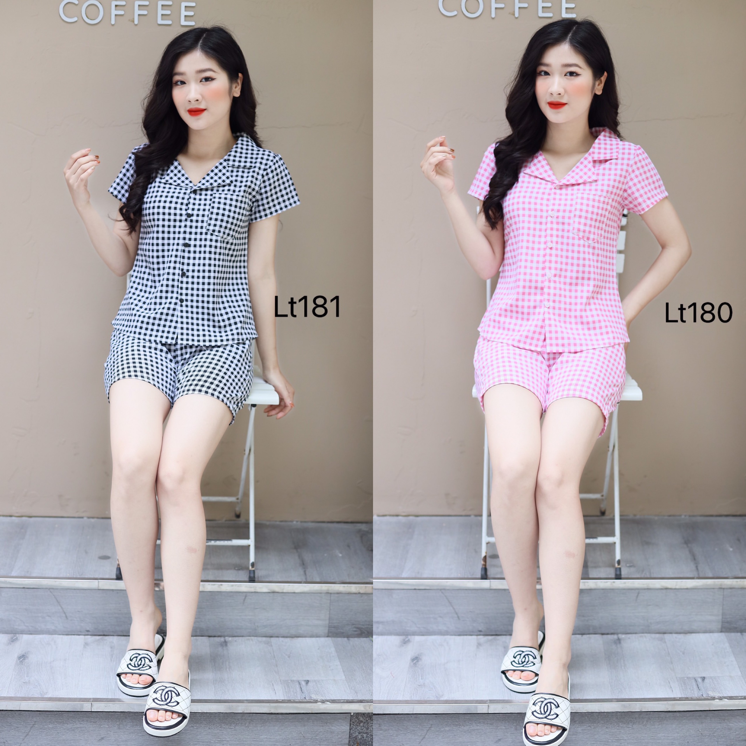 [Akina] Quần Áo Mặc Nhà, Đồ Bộ Mặc Nhà, Đồ Bộ Nữ Mẫu Pizama Đùi Lên Dáng