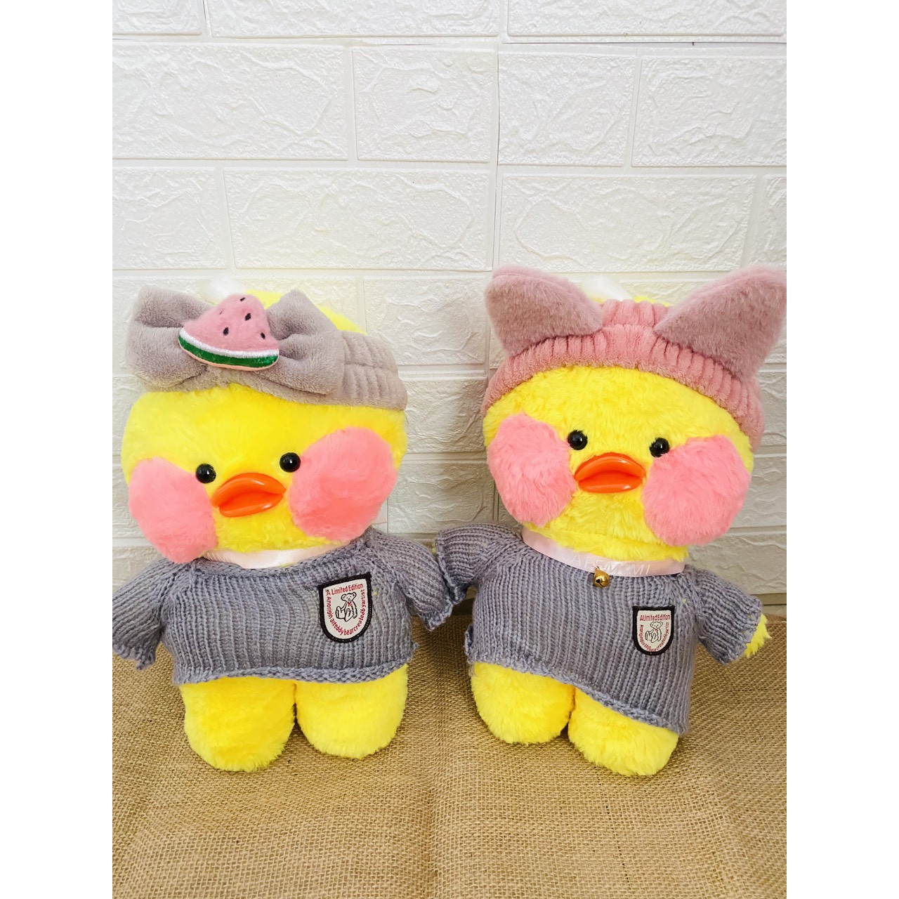 Vịt Má Hồng Lalafanfan Cao 39 cm mẫu AT03