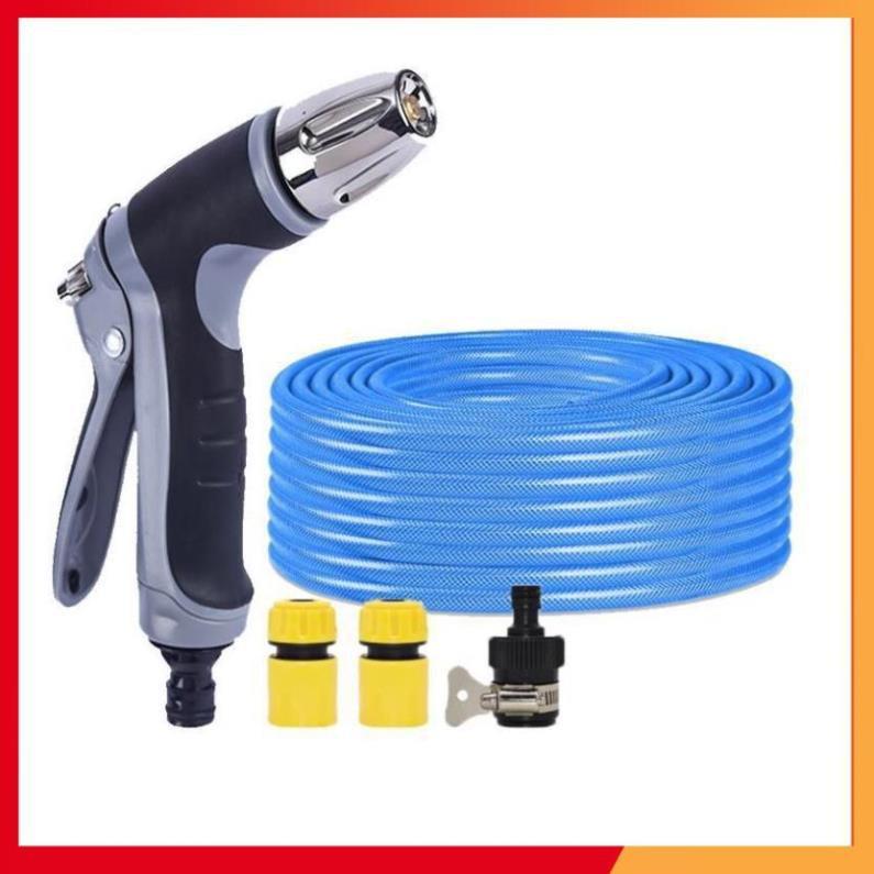 Bộ dây và vòi xịt rửa xe tưới cây tăng áp 3-5m 206817