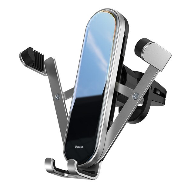 Giá đỡ điện thoại khóa mở tự động cho xe hơi ô tô hiệu Baseus Penguin Gravity Car Mount  dạng kẹp thông gió cho xe hơi / ô tô (giao màu ngẫu nhiên) - Hàng nhập khẩu