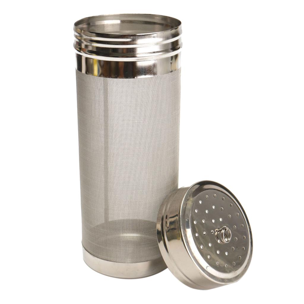 Brewing Hopper Basket, Stainless Steel 300 Micron Mesh – Home DIY Dry Hops Beer and Tea Kettle Brew Filter