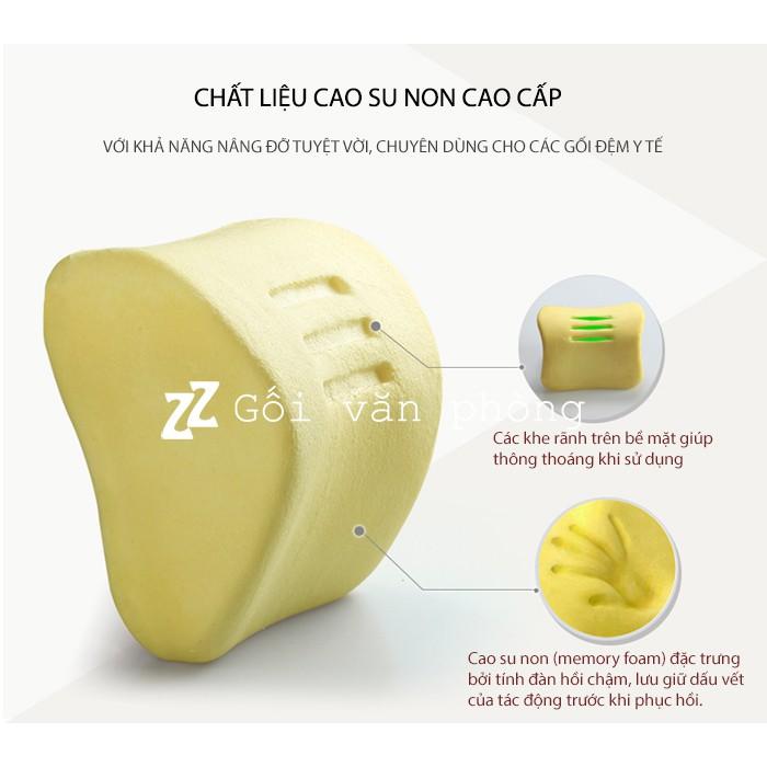 Gối Kê Cổ Ghế Xe Ô Tô Cao Su Non Cao Cấp ZURI PILLOW GLC-04