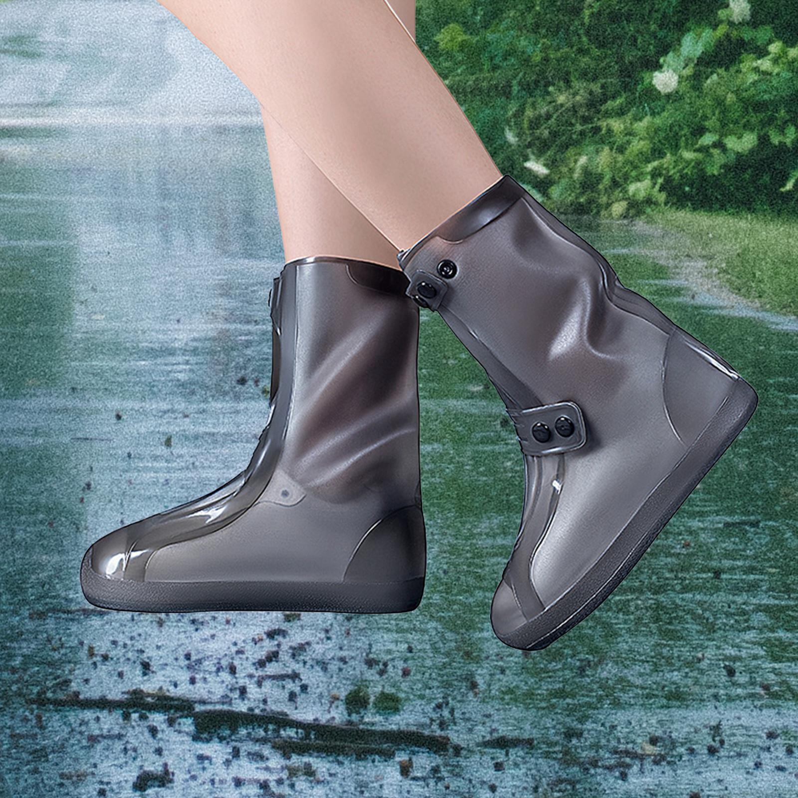 Waterproof Shoe Covers High Elastic Rain Overshoes for Travel Camping Hiking