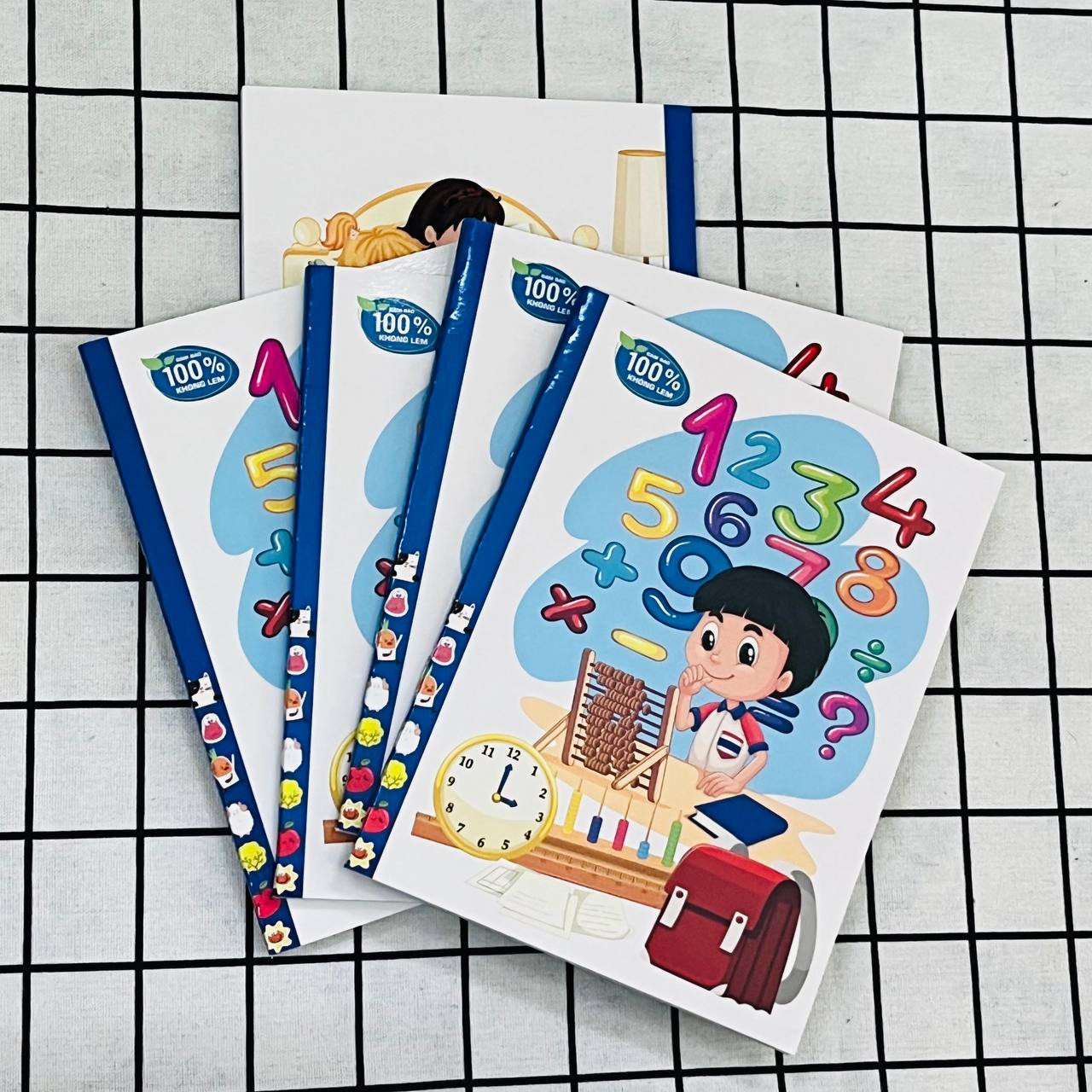 Tập Học Sinh  96 Trang Định Lượng 100 (5 Ôly) - Em Học Toán -Vanlangbooks