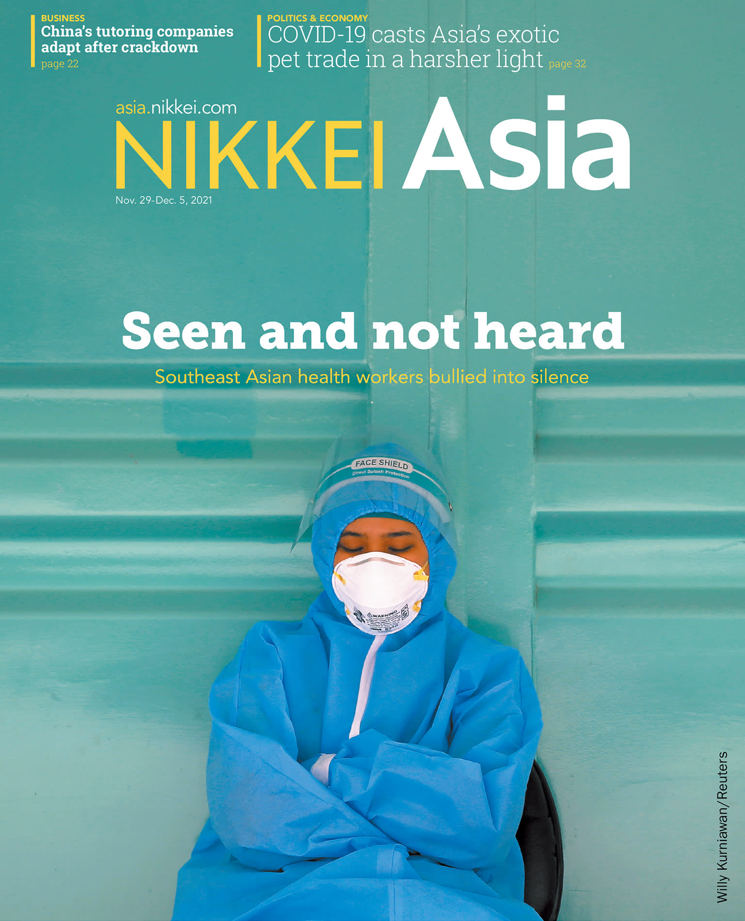 Nikkei Asian Review: Nikkei Asia - 2021: SEEN AND NOT HEARD - 47.21 tạp chí kinh tế nước ngoài, nhập khẩu từ Singapore